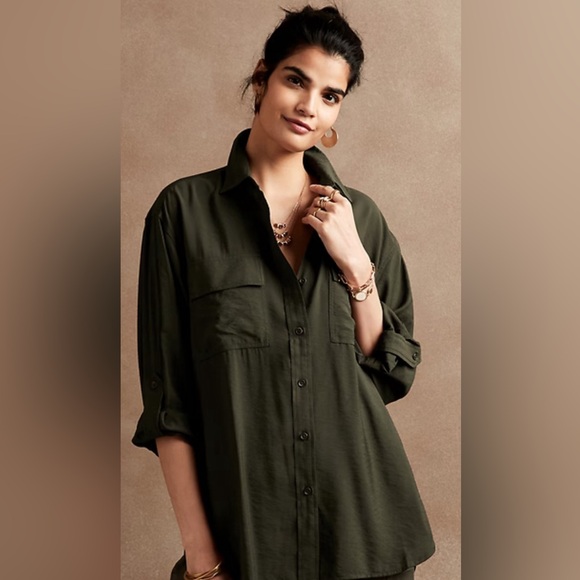 Banana republic factory utility blouse - Picture 1 of 5
